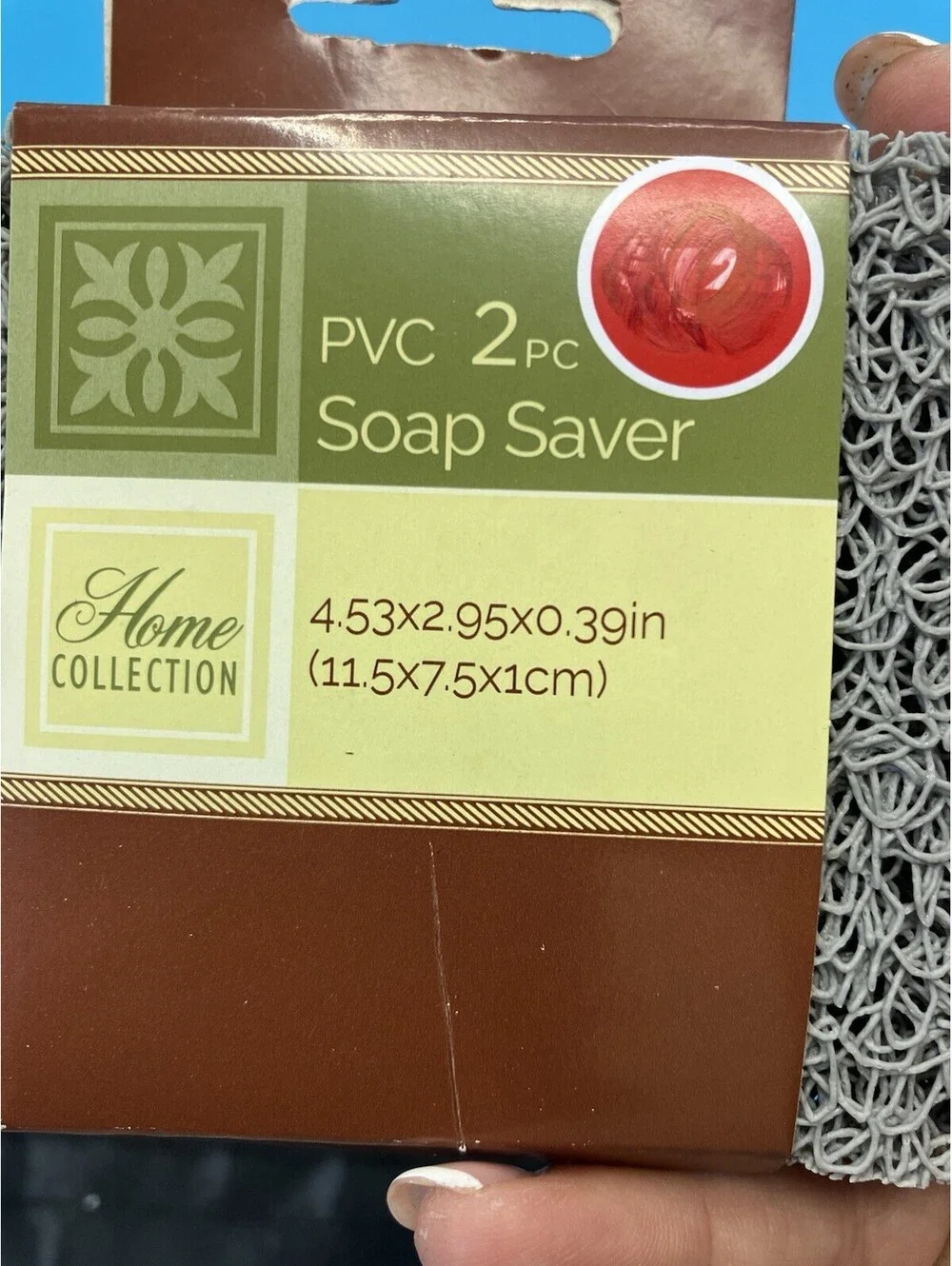 Portable 4-Pack Soap Saver Pads - Gray New